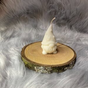 Mini téli manó gyertya (fehér)